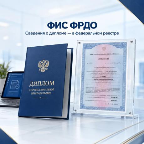 Диплом о профессиональной переподготовке и лицензия