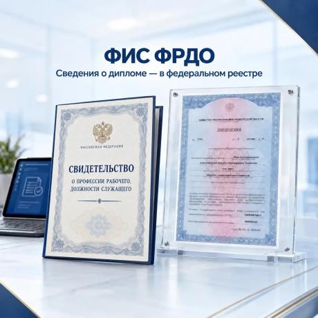 Свидетельство о профессии рабочего и лицензия