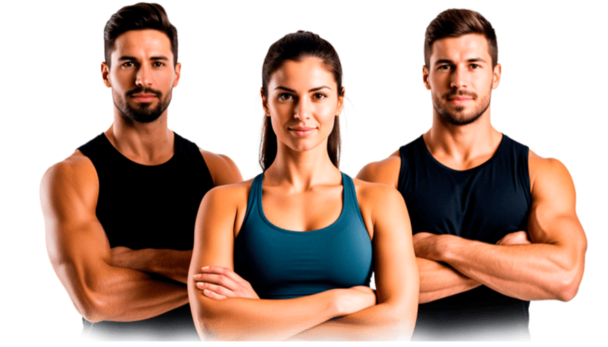 много фитнес тренеров