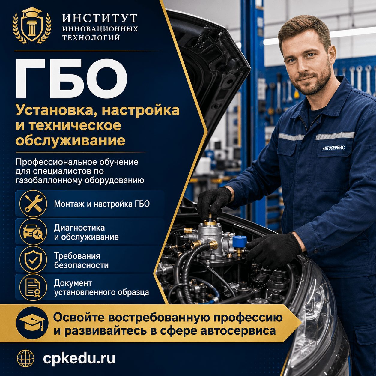 Обучение по установке ГБО на авто: как освоить монтаж и настройку газобаллонного оборудования