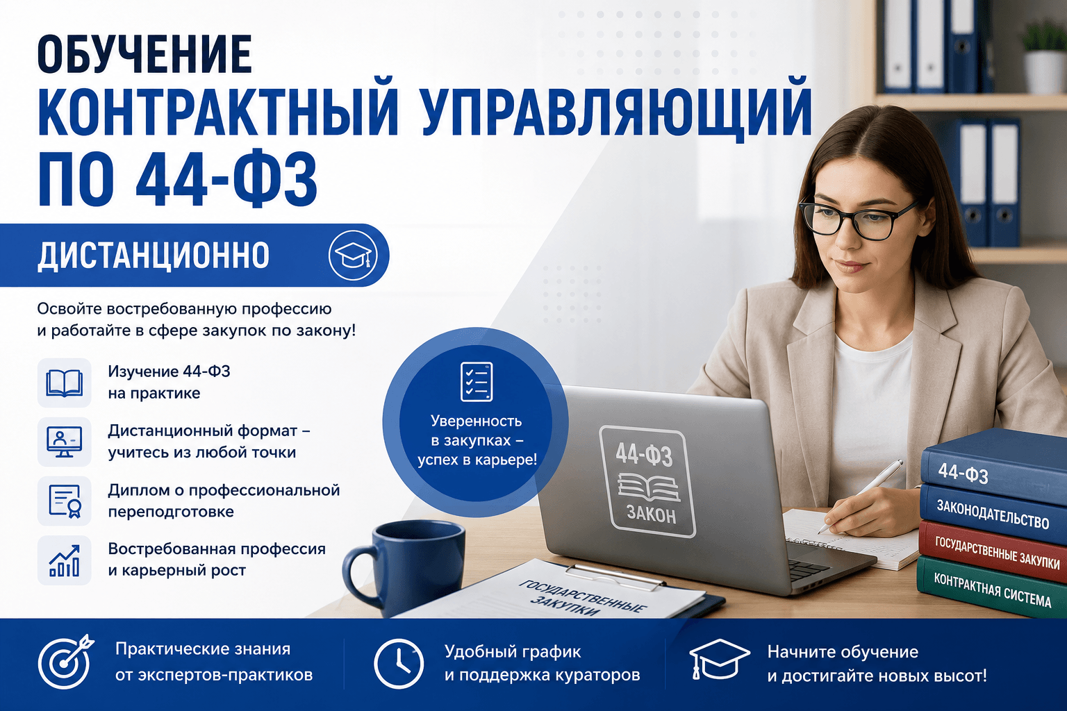 Контрактный управляющий по 44-ФЗ: кто это, обязанности и как пройти обучение